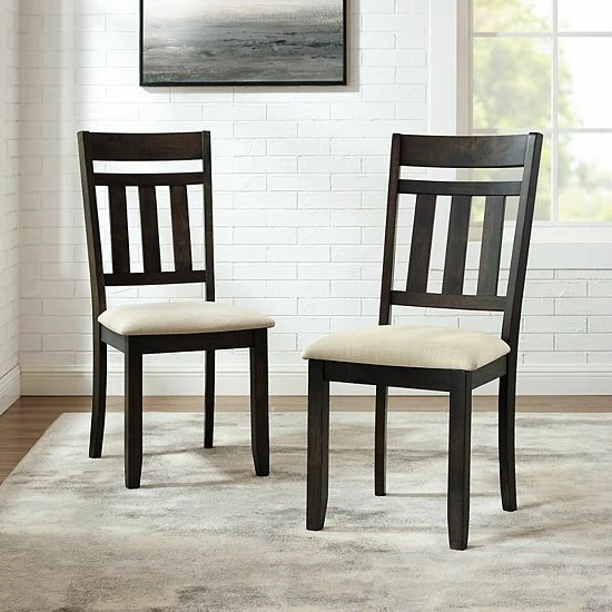 Crosley Hayden 2-Piece Slat-Back Dining Chair Set - Image 4