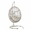 Crosley Cleo Indoor/Outdoor Hanging Wicker Egg Chair