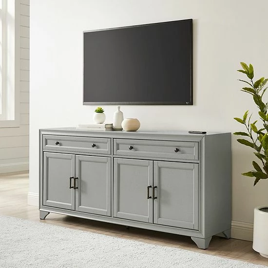 Crosley Tara Sideboard Distressed Gray - Image 5