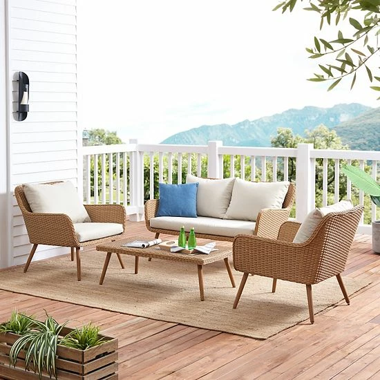 Crosley Landon Patio Conversation 4-piece Set - Image 5