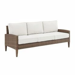 Crosley Capella Patio Wicker Couch