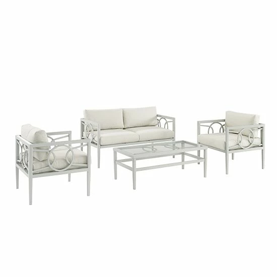 Crosley Ashford Patio Conversation 4-piece Set