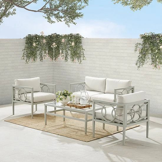 Crosley Ashford Patio Conversation 4-piece Set - Image 2