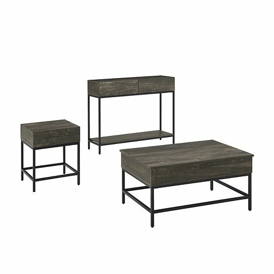 Crosley Jacobsen 3-Piece Coffee Table Set