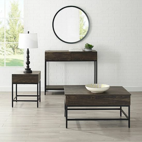 Crosley Jacobsen 3-Piece Coffee Table Set - Image 3
