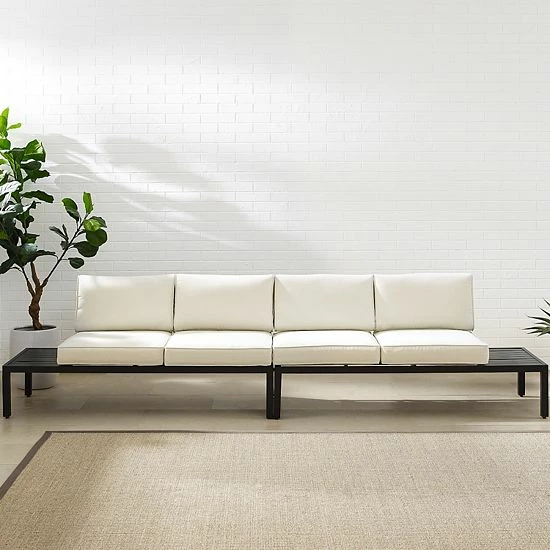 Crosley Piermont Outdoor Metal Sectional 2-Piece Set - Image 3