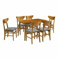 Crosley Landon 7-Piece Dining Set Acorn