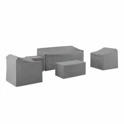 Crosley Furniture Patio Cover 5-piece Set Gray
