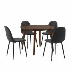 Crosley Landon & Weston Chairs Dining 5-piece Set