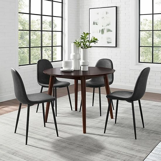 Crosley Landon & Weston Chairs Dining 5-piece Set - Image 3