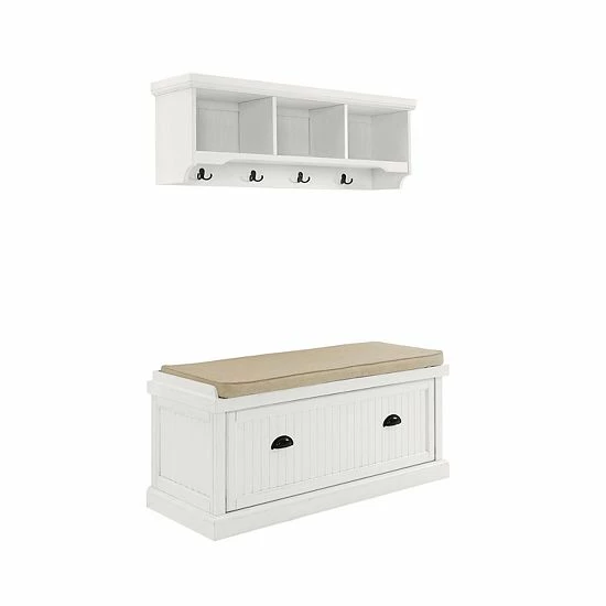 Crosley Seaside 2-Piece Entryway Set