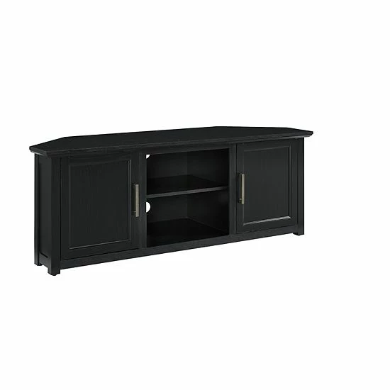 Crosley Camden Corner TV Stand Frosted Oak - Image 7