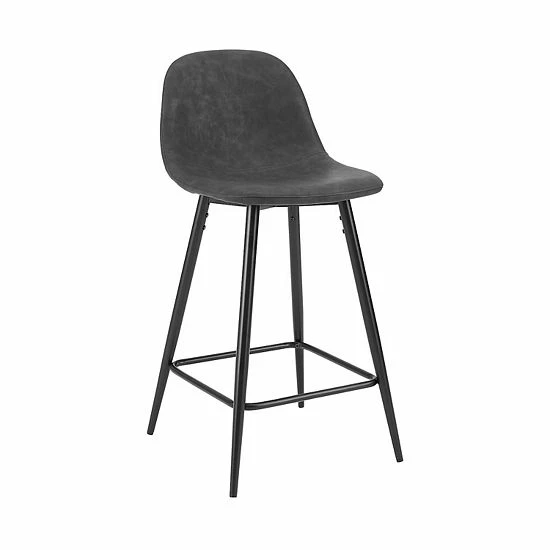 Crosley Weston 2-Piece Counter Stool Set Distressed Gray - Image 2