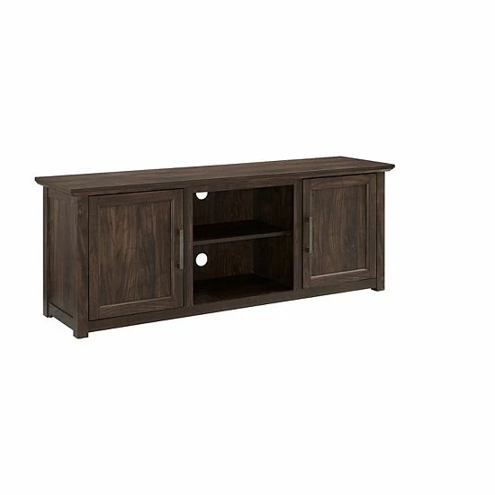 Crosley Camden Low Profile TV Stand Dark Walnut - Image 6