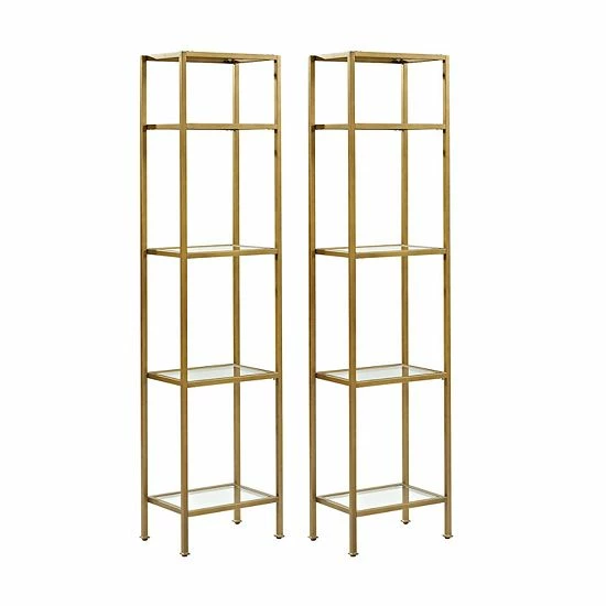 Crosley Aimee 2-Piece Etagere Set Oil Rubbed Bronze - Image 4