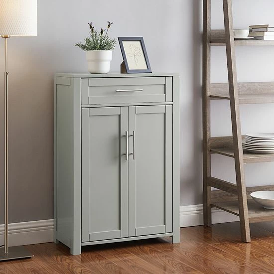 Crosley Savannah Storage Cabinet White - Image 2