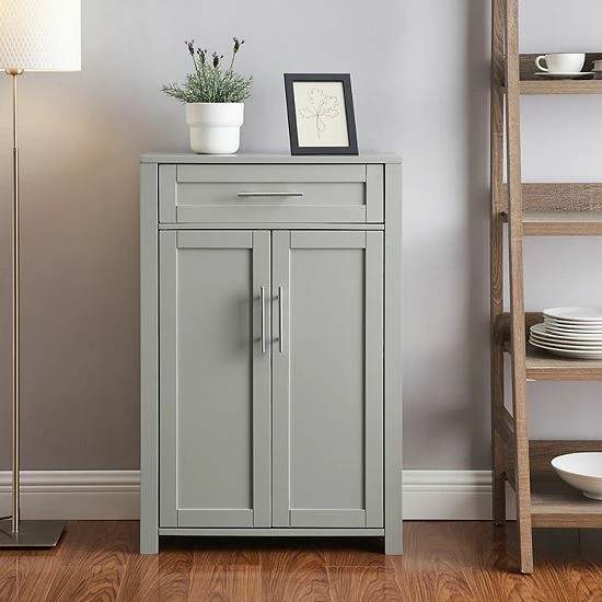 Crosley Savannah Storage Cabinet White - Image 4