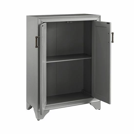 Crosley Tara Accent Cabinet Distressed Gray - Image 3