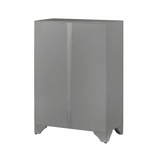 Crosley Tara Accent Cabinet Distressed Gray - Image 4