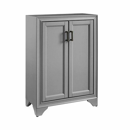 Crosley Tara Accent Cabinet Distressed Gray - Image 9